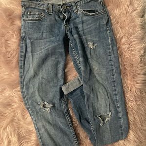Levis distressed jeans